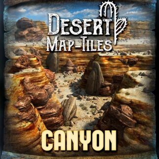 Desert Map Tiles, Canyon
