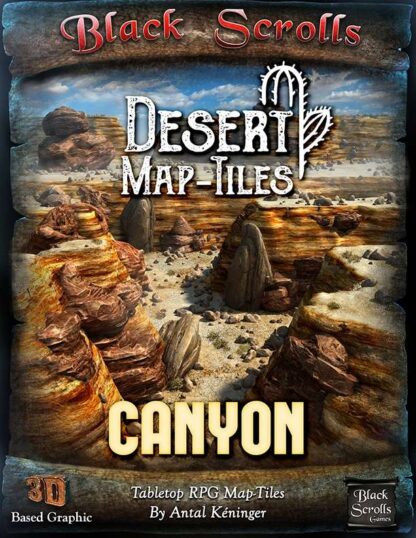 Desert Map Tiles, Canyon
