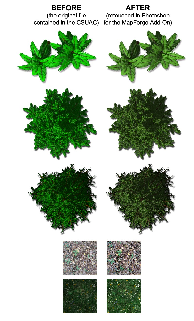 Vegetation preview
