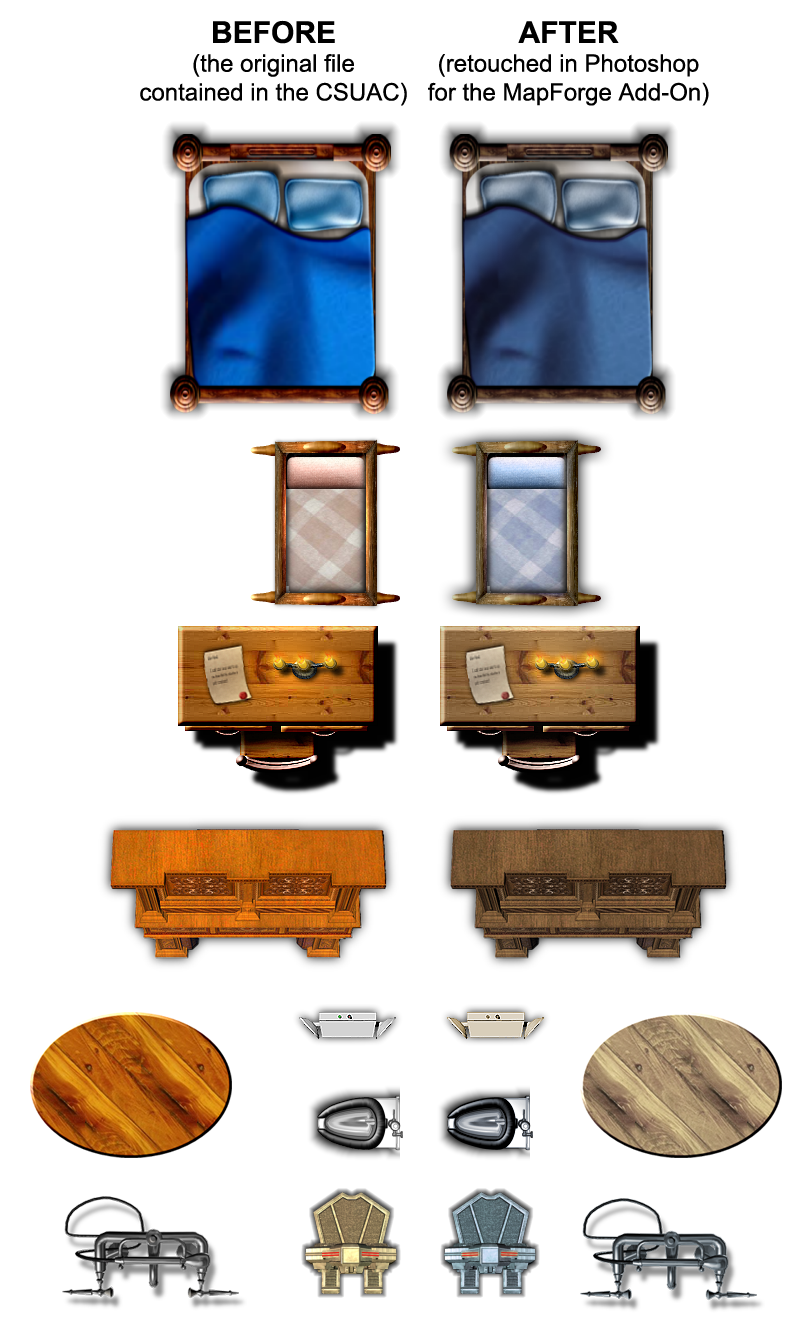 Improvements to graphics (Furniture) 2