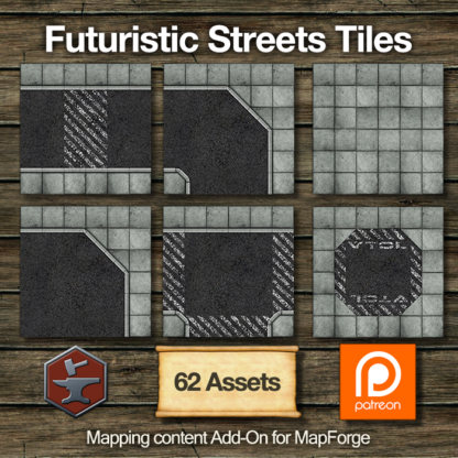 Futuristic Streets Tiles