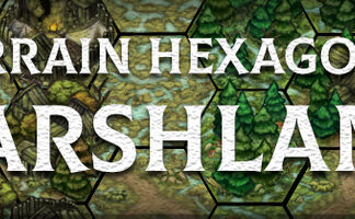 Terrain Hexagons - Marshland