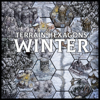 Terrain Hexagons - Winter
