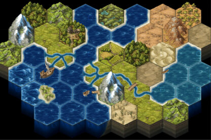 Hex Rivers, Coasts & Seas, High-Res